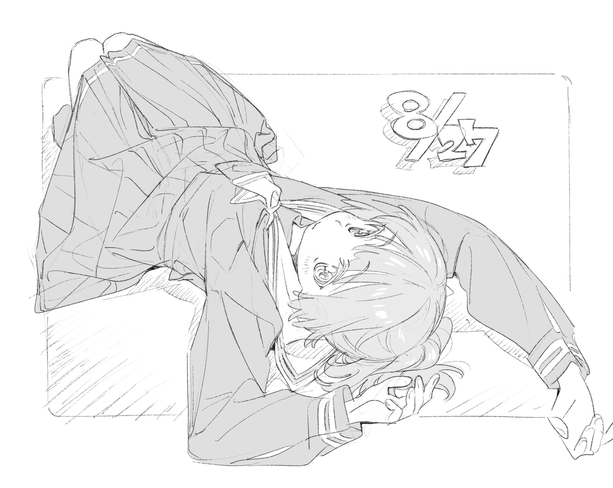 riyuuu1004's tweet photo. キャラクターデザインの藤井茉由さんから瀬戸さんのお誕生日イラストをいただきました！
#瀬戸硝子生誕祭2026 https://t.co/Xo2S4xPiXK