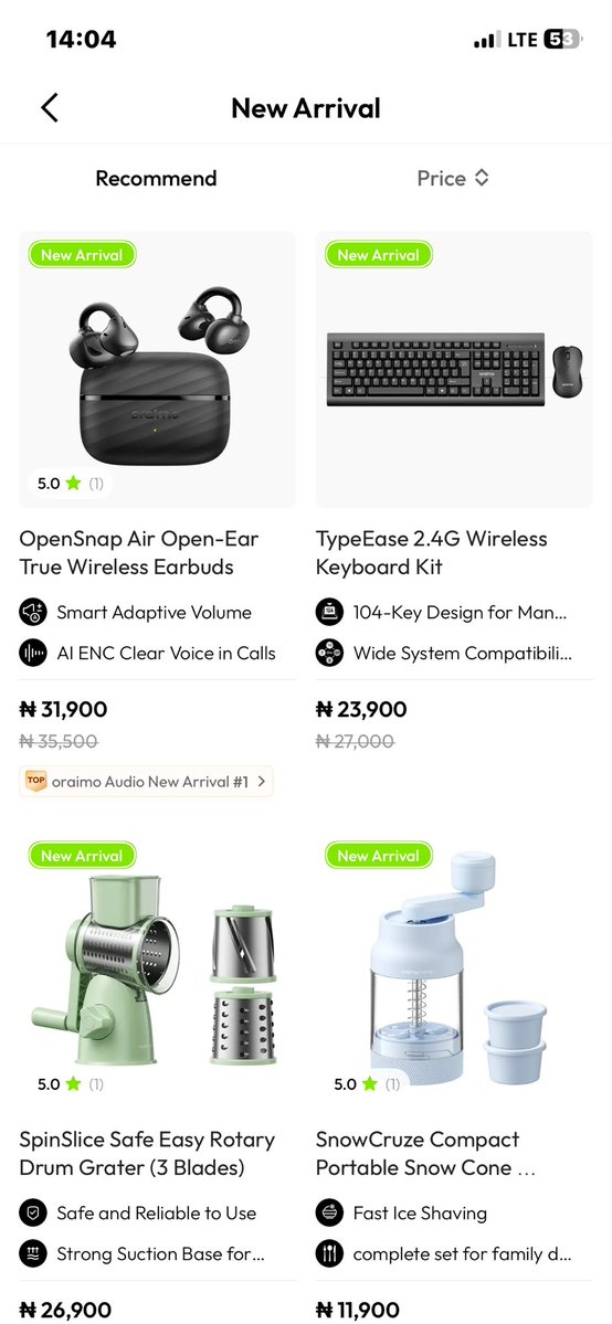 table_shaker_'s tweet photo. Time to upgrade your gadgets!

Use code WLB5SX4H to get exclusive discounts on your favorite Oraimo products + FREE delivery 💚📦

Shop now before the offer ends! 🔥

https://t.co/wgL3SPhFx4 https://t.co/KVhCYIH8rx