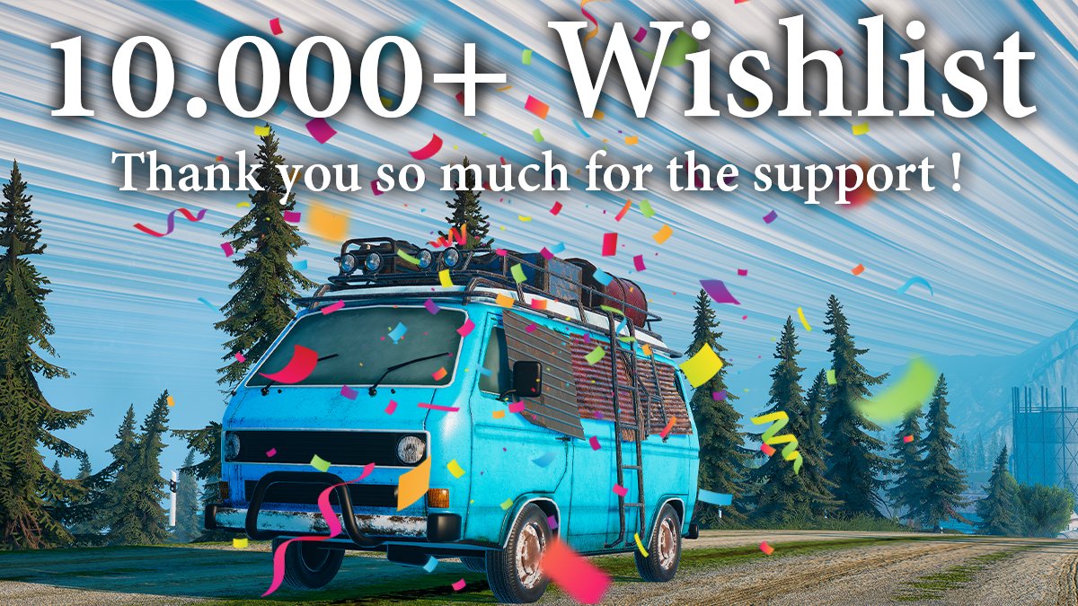 Outpostsim's tweet photo. Hello everyone! We’re happy to announce that we’ve surpassed 10,000 wishlists following the release of our demo!
A heartfelt thank you to everyone who enjoyed the game and supported us. ❤️

#wishlist #indiegames #steam #indiegame #gamedev #simulator #outpostsim https://t.co/eZ5aZwJRn8