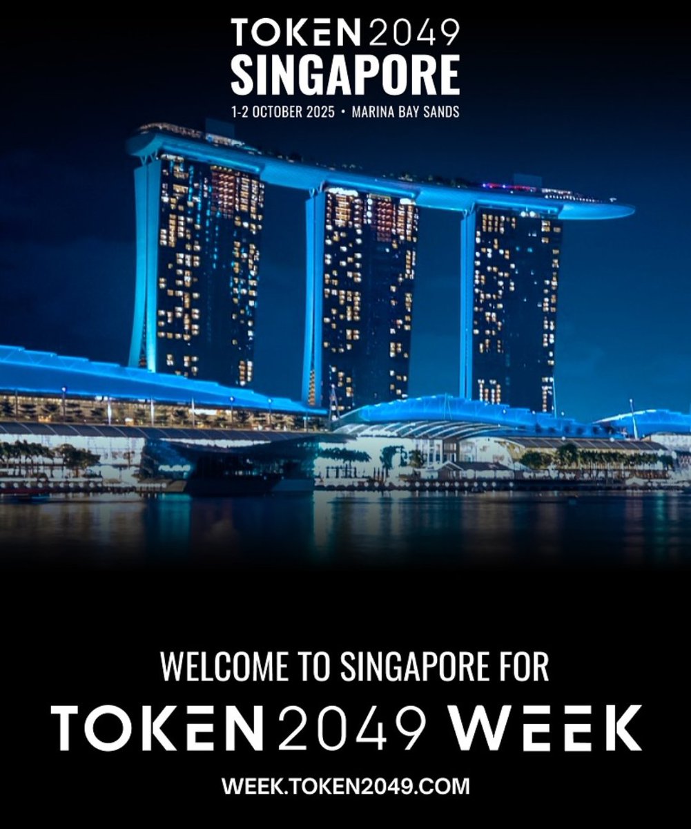 Muipoyy's tweet photo. TOKEN2049 Singapore is getting closer ๐๐ธ๐ฌ
A week full of meetings, side events, random catch-ups, and probably way too much coffee ๐
See you in Singapore.
#TOKEN2049 #cryptocommunity #CRYPTONewsTalk #Web3โโ #CryptoTrader #cryptoevent #blockchain https://t.co/F3KqDTiBlg