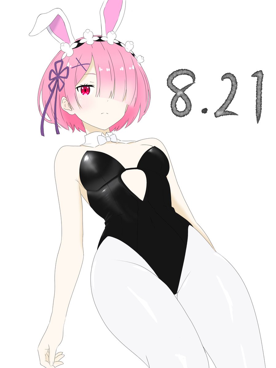 v_shionroom's tweet photo. #リゼロ  #ラム  #イラスト練習中 

 バニーの日の予定だったんです。🐰 https://t.co/getHGYz4fr