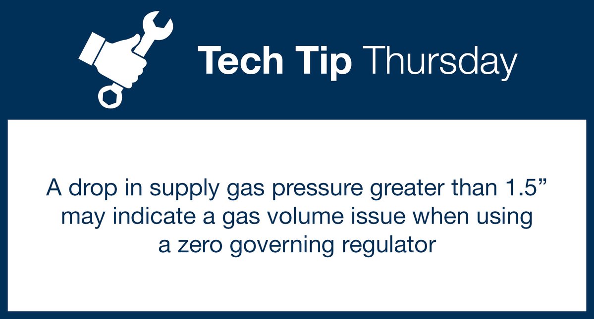 PVIWaterHeaters's tweet photo. When using a zero governing regulator in a water heater, a drop in supply gas pressure from static to dynamic greater than 1.5” may indicate an issue with the volume of gas supplied to the heater. Learn more: https://t.co/krgJR6cgm8 #PVI #TechTipThursday #ZeroGoverningRegulator https://t.co/48ZhNIpeCW