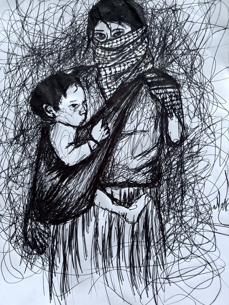 mar80549's tweet photo. My new painting, if you see it, leave a dot to break the algorithm https://t.co/wzGLUMFpzc