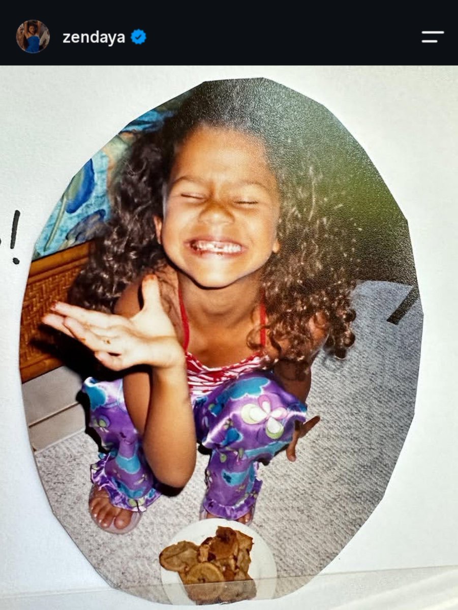 zenssdayaa's tweet photo. I hope Zendaya keeps the tradition of posting a new baby photo of herself on her birthday this year 🥹 https://t.co/ETt8BBm4hs