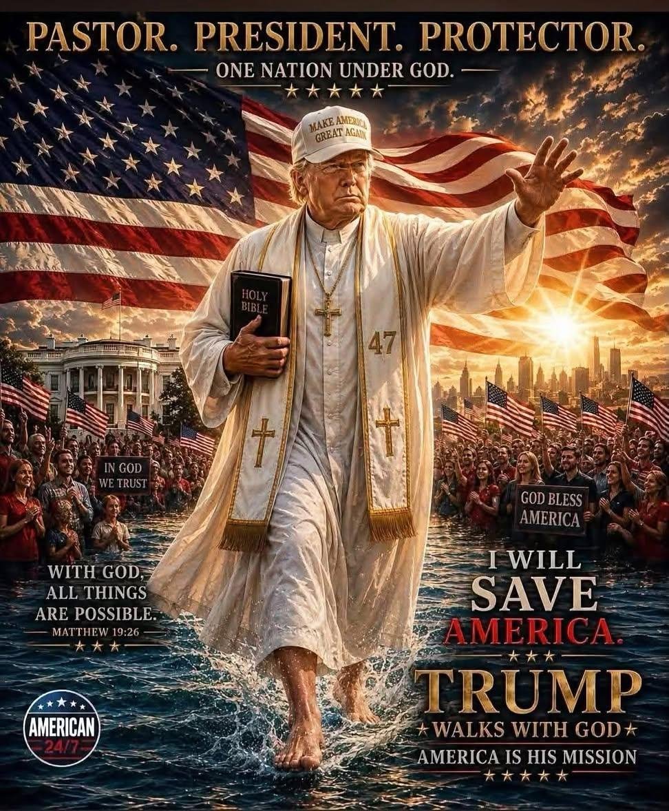 DougWahl1's tweet photo. DOES THIS OFFEND YOU

Donald trump actually posted this on his Truth Social account.

Your Thoughts https://t.co/H5wcDcwRC1