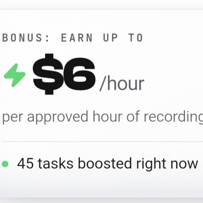 Sadishyt's tweet photo. 𝗚𝗲𝘁 𝗙𝗿𝗲𝗲 $𝟰𝟱  – 𝗖𝗹𝗮𝗶𝗺 $𝟲 𝗣𝗲𝗿 𝗛𝗼𝘂𝗿 𝗘𝗮𝘀𝘆  💎  

Upload Recording Videos &amp; Earn!

Want to earn by completing simple real-world recording tasks?

𝗥𝗲𝗰𝗼𝗿𝗱 → 𝗨𝗽𝗹𝗼𝗮𝗱 → 𝗚𝗲𝘁 𝗥𝗲𝘄𝗮𝗿𝗱

𝗛𝗼𝘄 𝗧𝗼 𝗦𝘁𝗮𝗿𝘁

Go To - https://t.co/J5Z0nlcOWP https://t.co/1nhDMyEFsi
