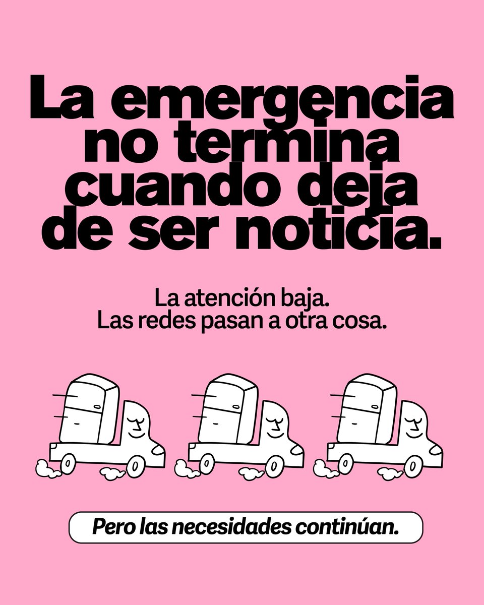JugoDTomateDArb's tweet photo. También a las personas de Bogotá, los perfiles de ig: ParchexBogota y Yorikoreangrill seguirán recogiendo ayudas y donaciones:

BOGOTÁ ABRE LA NEVERA

Hoy hay familias que siguen necesitando lo básico: alimentos, elementos de aseo, cuidado personal y herramientas para reconstruir lo que se perdió.

Por eso, esta semana Bogotá se une para mantener la ayuda activa.

Centro de acopio: Calle 100 #13-55

Hasta el miércoles 2 de septiembre.

Entre las 9:00 a. m. Y 9:00 p. m.

Puedes donar alimentos no perecederos, elementos de aseo y cuidado personal, pañales, linternas, baterías, guantes, botas de seguridad, utensilios de cocina y otros implementos útiles.

Todo lo que recibamos será clasificado, empacado y entregado a la Cruz Roja.

Porque reconstruir toma tiempo. Y ayudar también puede ser una costumbre.

Lo que hace falta, lo ponemos entre todos.