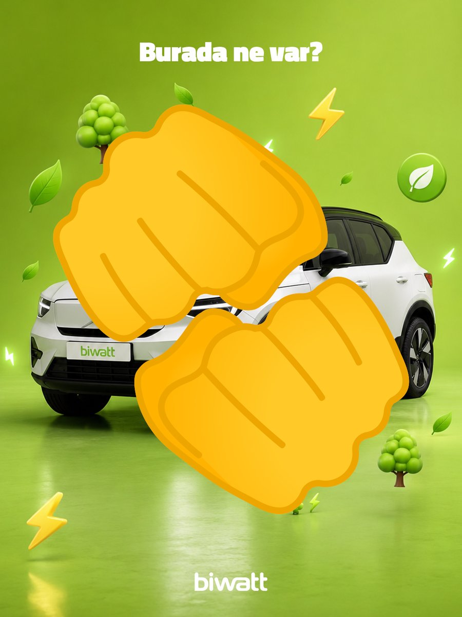 biwatt_'s tweet photo. Emojilerin arkasında sizi geleceğin sürüş deneyimi bekliyor. 👀
Tahmin etmek zor değil; deneyimlemek ise çok daha keyifli.
Biwatt ile elektrikli ve hibrit aracınızı kiralayın, yeni nesil sürüşün konforunu keşfedin.
#Biwatt #FutureDriven #ElektrikliSürüş #YoluneEnerjiKat https://t.co/ic6XtAqKwM