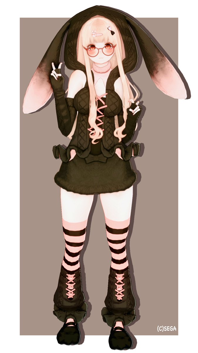 yoi_tk's tweet photo. いたずら黒うさぎ
#PSO2NGS_SS https://t.co/udYg4KVBkN