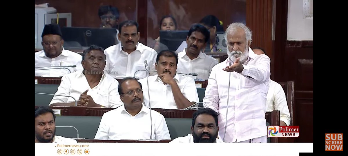 sree_sathyan's tweet photo. Aadhav in assembly: why sekar babu is getting triggered if we speak about armstrong murder case? https://t.co/N8SgTqqGYZ