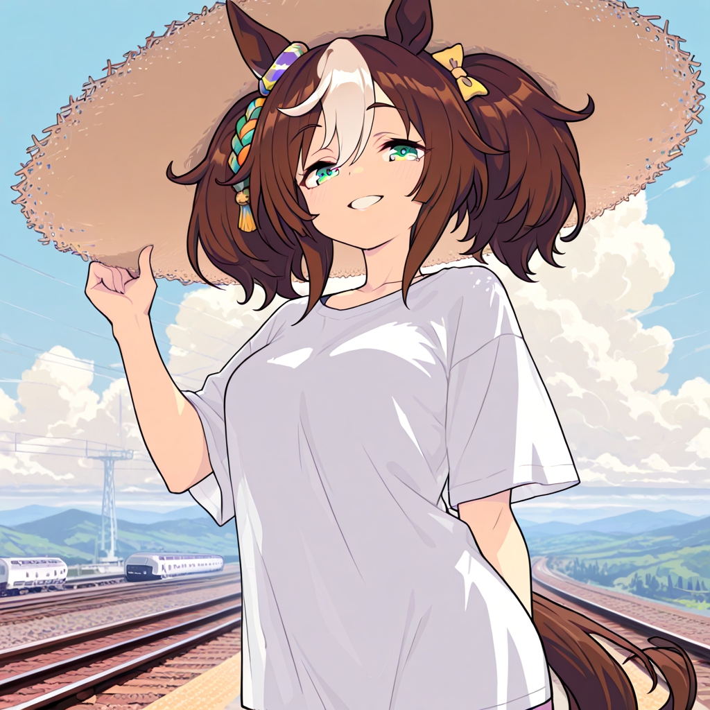 analyzerKENZEN's tweet photo. 入道雲……過ぎゆく夏を偲んで #セイウンスカイ #イナリワン #フォーエバーヤング https://t.co/YAjh6F8snT