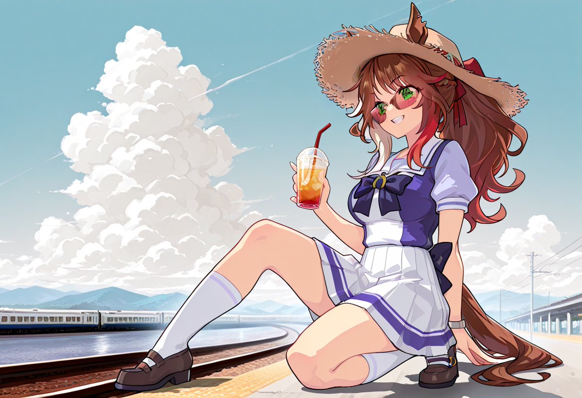 analyzerKENZEN's tweet photo. 入道雲……過ぎゆく夏を偲んで #セイウンスカイ #イナリワン #フォーエバーヤング https://t.co/YAjh6F8snT
