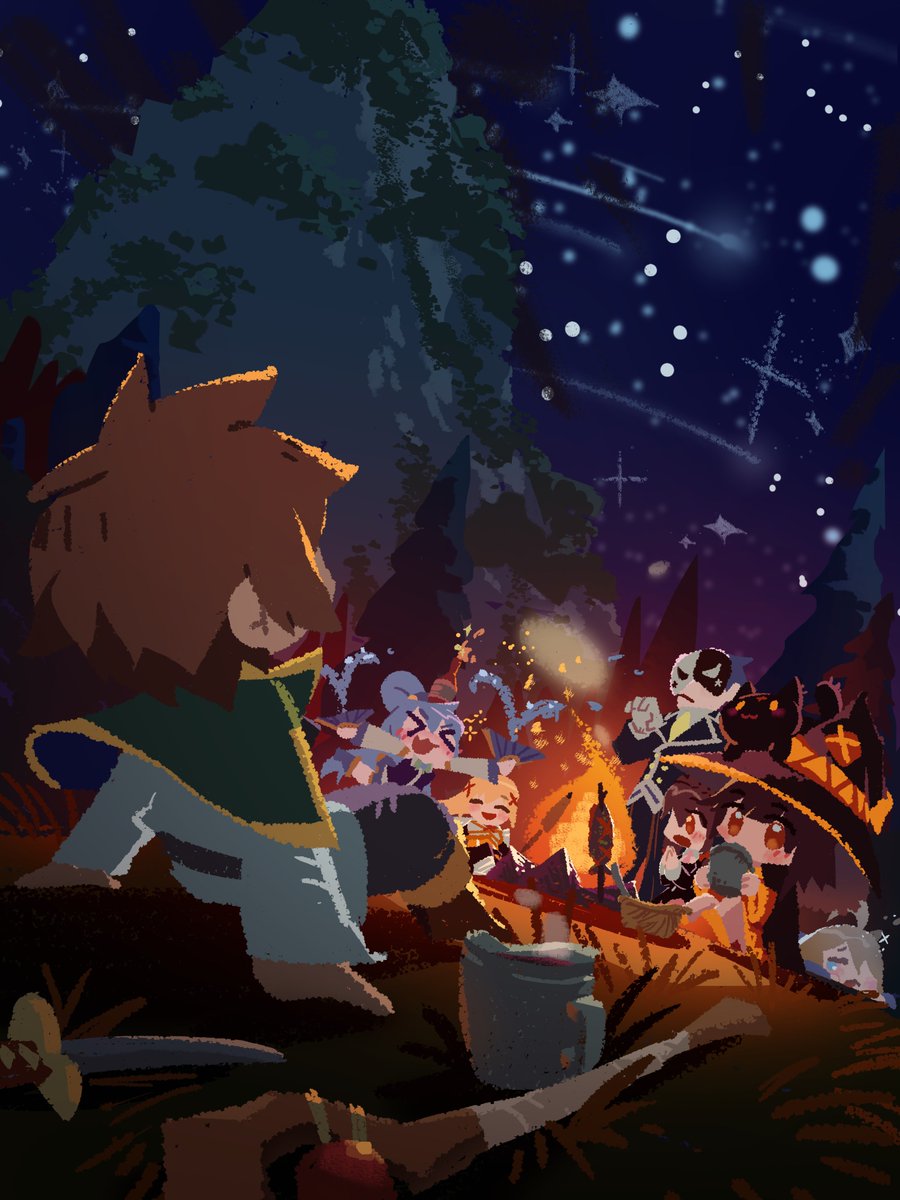 cozydeneb's tweet photo. Fantasy life #このすば #konosuba https://t.co/HSZIpn4EoR