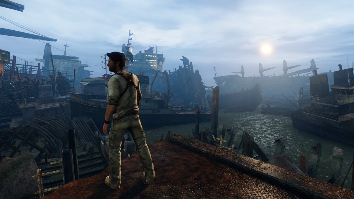 guashico's tweet photo. Terminei Uncharted 3 de novo, é lindo mas acho que sempre vai ser um dos mais fraquinhos pra mim https://t.co/V7jd1xZTfT