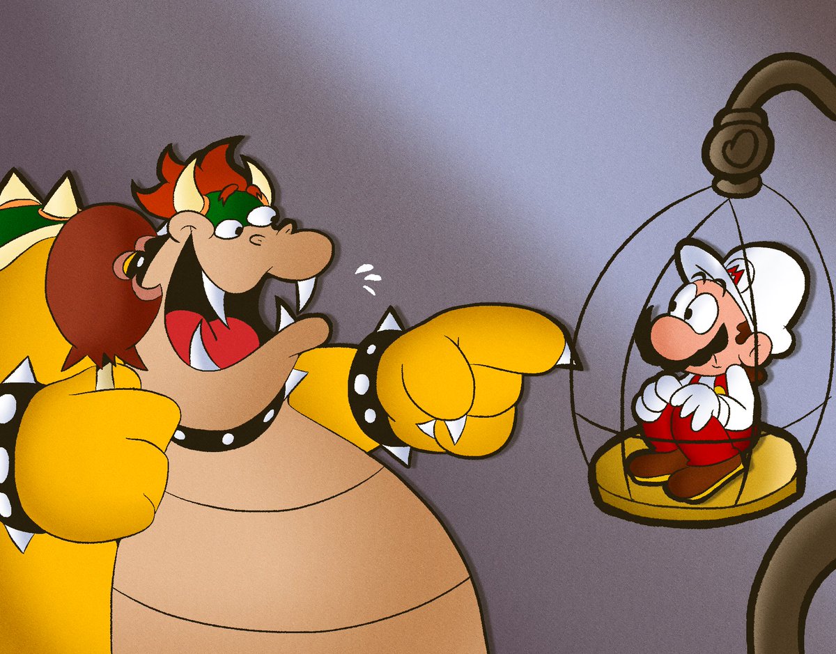 kris_Draws2002's tweet photo. That bowser’s Lego set pic in a nutshell lol https://t.co/T69b36PdQe