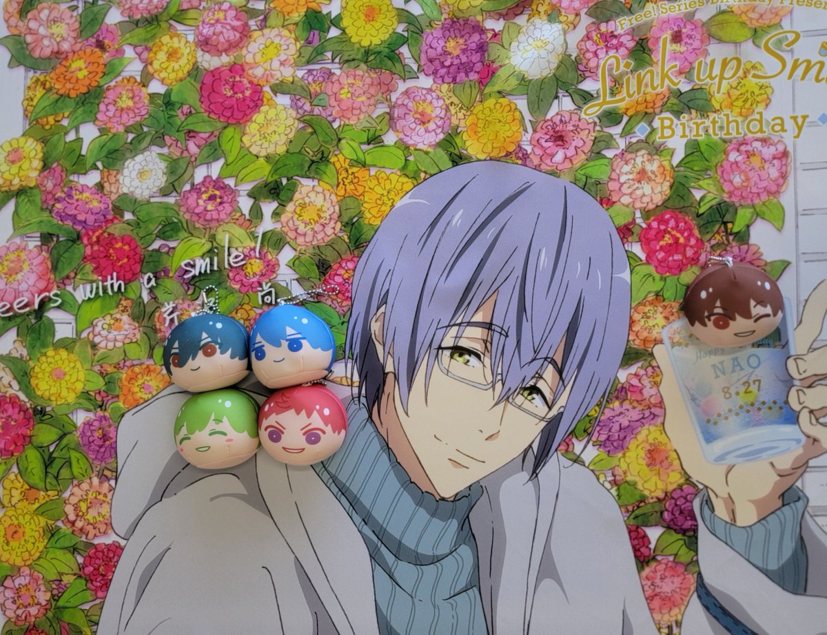 Free! ハイスピ バースデー キャラコレクション缶バッジ 芹沢尚 Free! Hopeful Birthday バースデー 缶バッジ 芹沢尚 🎂8月27日