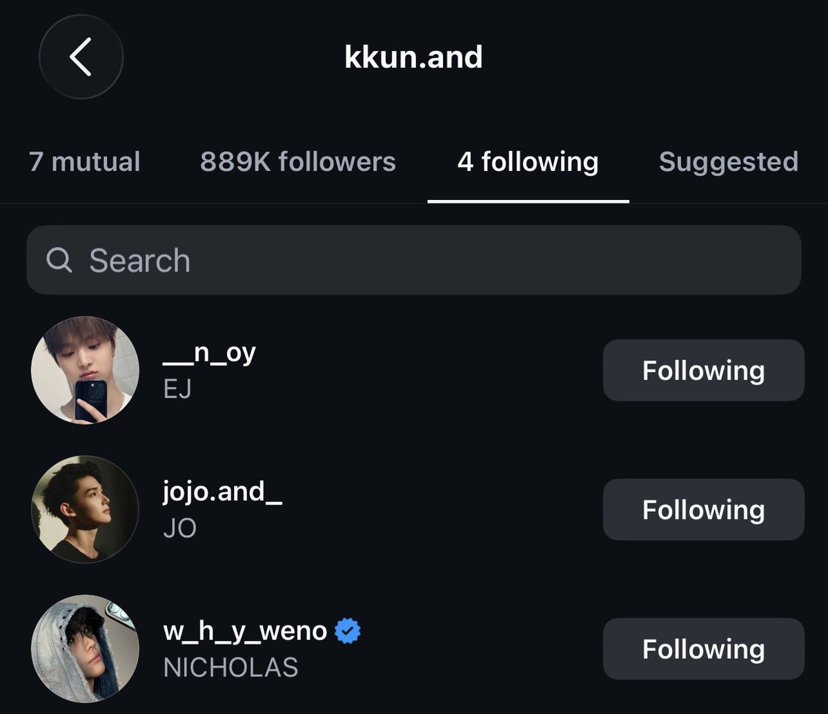 euijjooo's tweet photo. BREAKING: live-action nagi seishiro, fashion designer weno, wandance’s main lead jo, and global group &amp;team’s leader euijoo are now following each other on instagram https://t.co/yA67apjT0a
