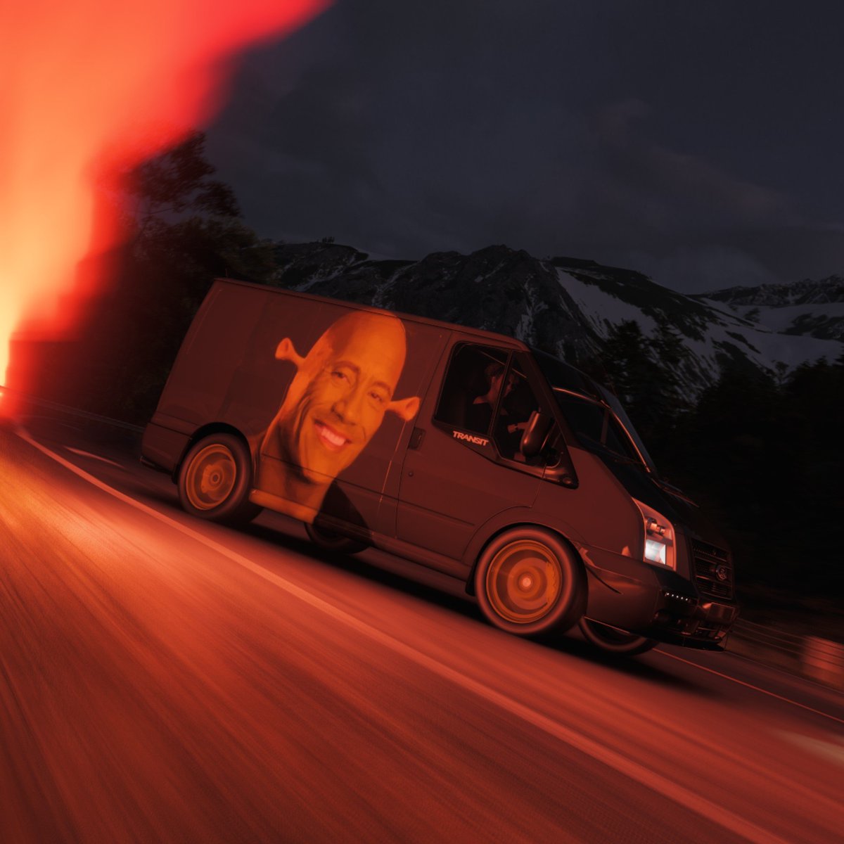 wenux6's tweet photo. :Wait, it a cool skin about Roc...Shre..eh? 

*I'm just chilling with #forzahorizon６ lately,will get back in drawing soon* https://t.co/S0q0JbvBL6