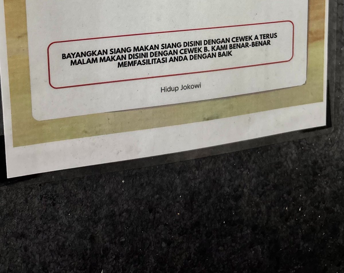 cheycocow's tweet photo. cuman di sami seneng ada tulisan begini 😭😭😭 https://t.co/GvU3qkAGE2