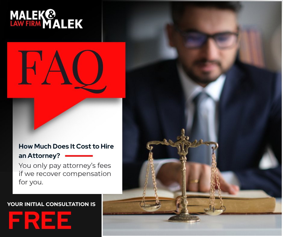 MalekLaw's tweet photo. Dealing with missed work and mounting expenses?

You don't need upfront attorney fees on top of it.

Our fee comes from your recovery - if you don't get paid, we don't get paid.

Get honest answers for free: https://t.co/os9K7Dl8xE

#WorkersCompensation #OhioLawyer https://t.co/WfU0UqX2W2