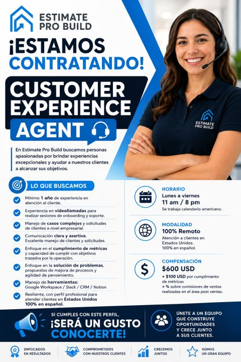 HellDserrano's tweet photo. #TrabajoRemoto 100% CUSTOMER EXPERIENCE AGENT.
Póstulate: https://t.co/pyjHi1lqcK https://t.co/pcQ2ObdJtw