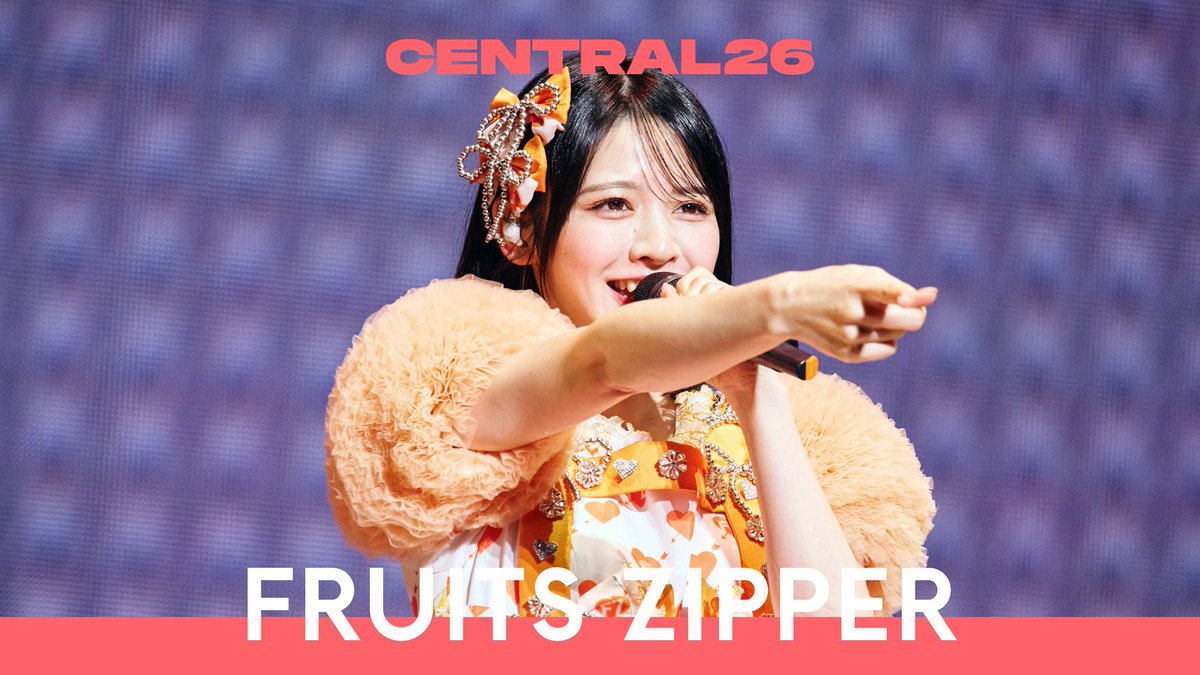 FRUITS_ZIPPER's tweet photo. ✨‼️YouTubeチャンネル「THE FIRST TAKE」にてライブ映像公開‼️✨

4/3(金)にKアリーナ横浜にて行われた
『CENTRAL MUSIC ＆ ENTERTAINMENT FESTIVAL 2026』から
「はちゃめちゃわちゃライフ！」パフォーマンス映像が公開されました💜❤️💛💚🧡🩵🩷

みんなで盛り上がったアツいライブを何度���お楽しみいただけます🎡

YouTubeでぜひチェックしてください👀✨
https://t.co/85Q9loP2RQ

💜仲川瑠夏 @luna_fz0703
💛早瀬ノエル @noel_fz1229
💚櫻井優衣 @yui_fz0221
🩵真中まな @manafy_fz0422
🩷松本かれん @karen_fz0328
🧡鎮西寿々歌 @suzuka_fz1124
❤️月足天音 @amane_fz1026

🎧はちゃめちゃわちゃライフ！を聴く
https://t.co/iHpfyG4h80

#CENTRAL_FEST
#フルーツジッパー 
#FRUITSZIPPER #ふるっぱー