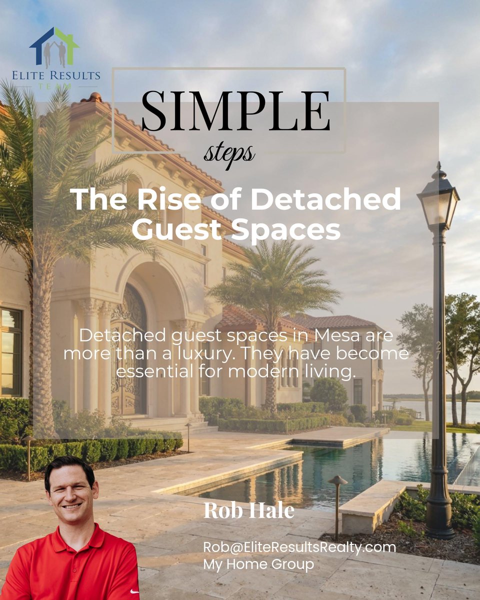 robhrealtor's tweet photo. Detached guest spaces in Mesa aren’t just an upgrade, they’ve become essential for multigenerational living, privacy, and flexible rental options. Would you want one in your next property? https://t.co/FUvWmnAtV2