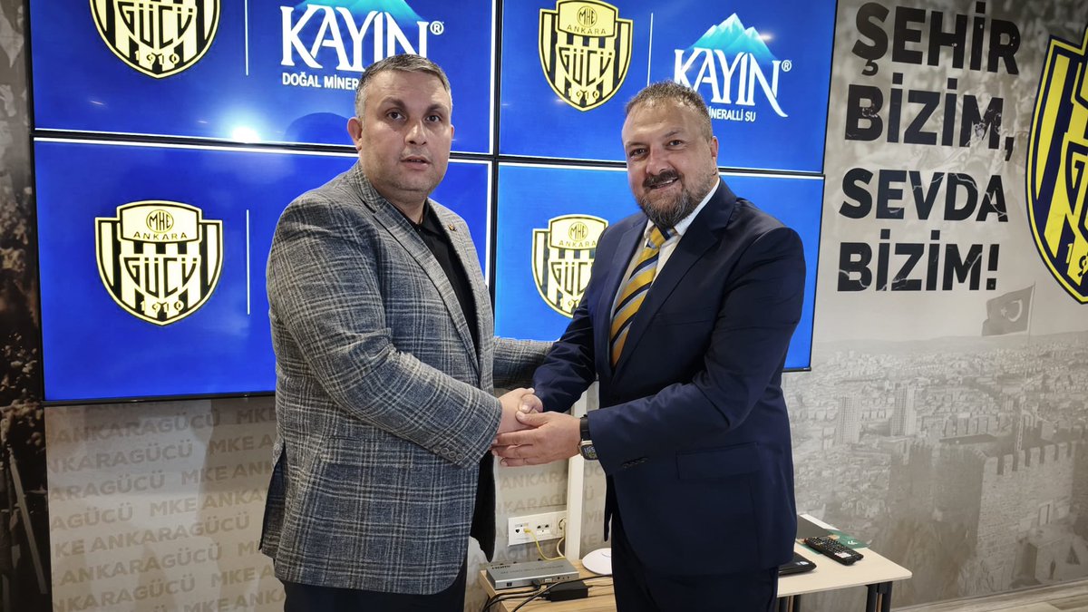 Ankaragucu's tweet photo. MKE Ankaragücümüz ile Kayın Su arasında sponsorluk anlaşması gerçekleştirilmiştir.

Kulübümüze verdiği destek ve duyduğu güven dolayısıyla @kayinsu Su ailesine teşekkür ediyor; bu değerli iş birliğinin her iki taraf için de hayırlı olmasını diliyoruz.

Sarı-lacivert sevdamız, güçlü iş birlikleriyle büyümeye devam ediyor.

Birlikte daha güçlü, birlikte daha ileri!

MKE Ankaragücü Spor Kulübü