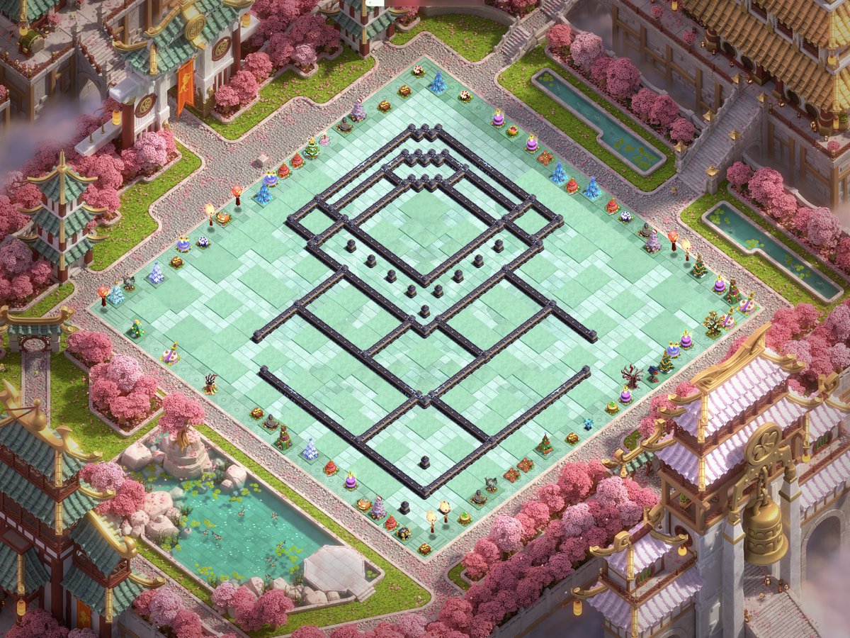 ClashBasess's tweet photo. New TH18 Legend League Base! π‘οΈ
Features a strategic Corner TH design combined with a tricky Invis setup. Fully CWL ready and built strictly as an Anti-3-Star layout to perfectly protect your trophies! π
Link: π
https://t.co/6lculDQX1M
#CoC #TH18 #LegendLeague #CornerTH https://t.co/iROn7uhL2v