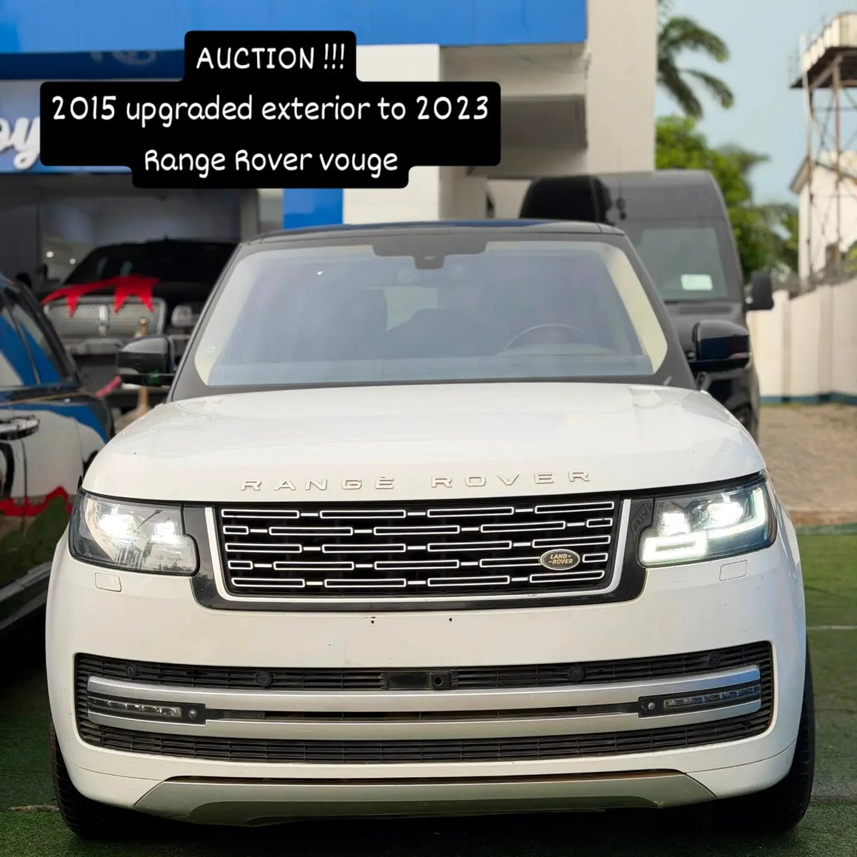 Jac4boJac's tweet photo. AUCTION !!!
2015 upgraded exterior to 2023 Range Rover vouge https://t.co/Ltjs5brpji
