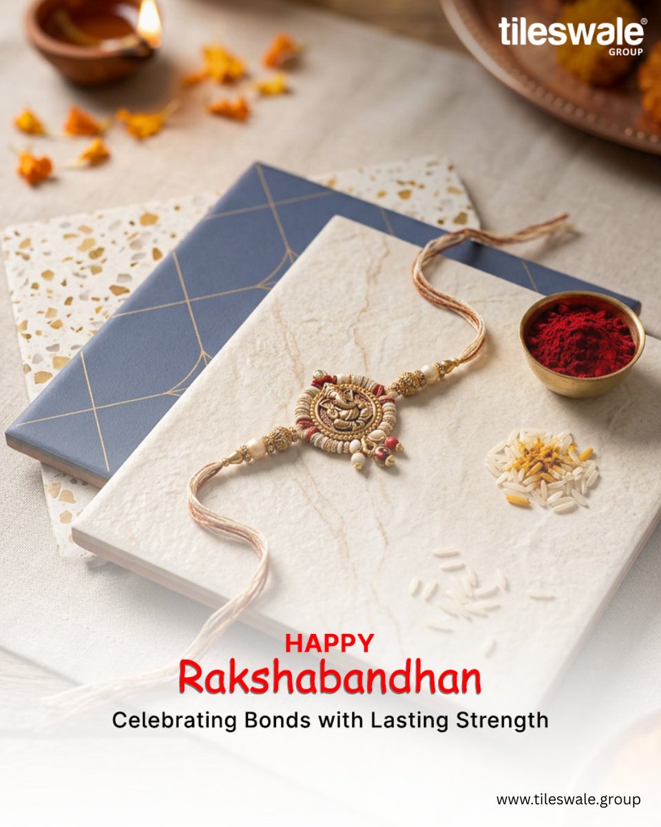 TileswaleGroup's tweet photo. Some bonds are made to last. ❤️

This Rakshabandhan, we celebrate the love, trust and strength that keep relationships together—year after year.

Happy Rakshabandhan.

#Rakshabandhan #TileswaleGroup #BuildingMaterials #Togetherness https://t.co/eWYTeYwHJ8