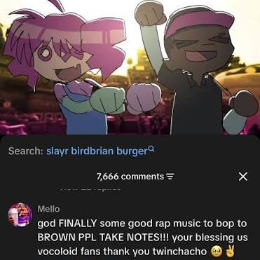 GMango99's tweet photo. if i had a dollar every time a slayr song caused a fanbase led by band kids to leave racist comments i'd have $2 from this month alone https://t.co/aoR6J9fxqf