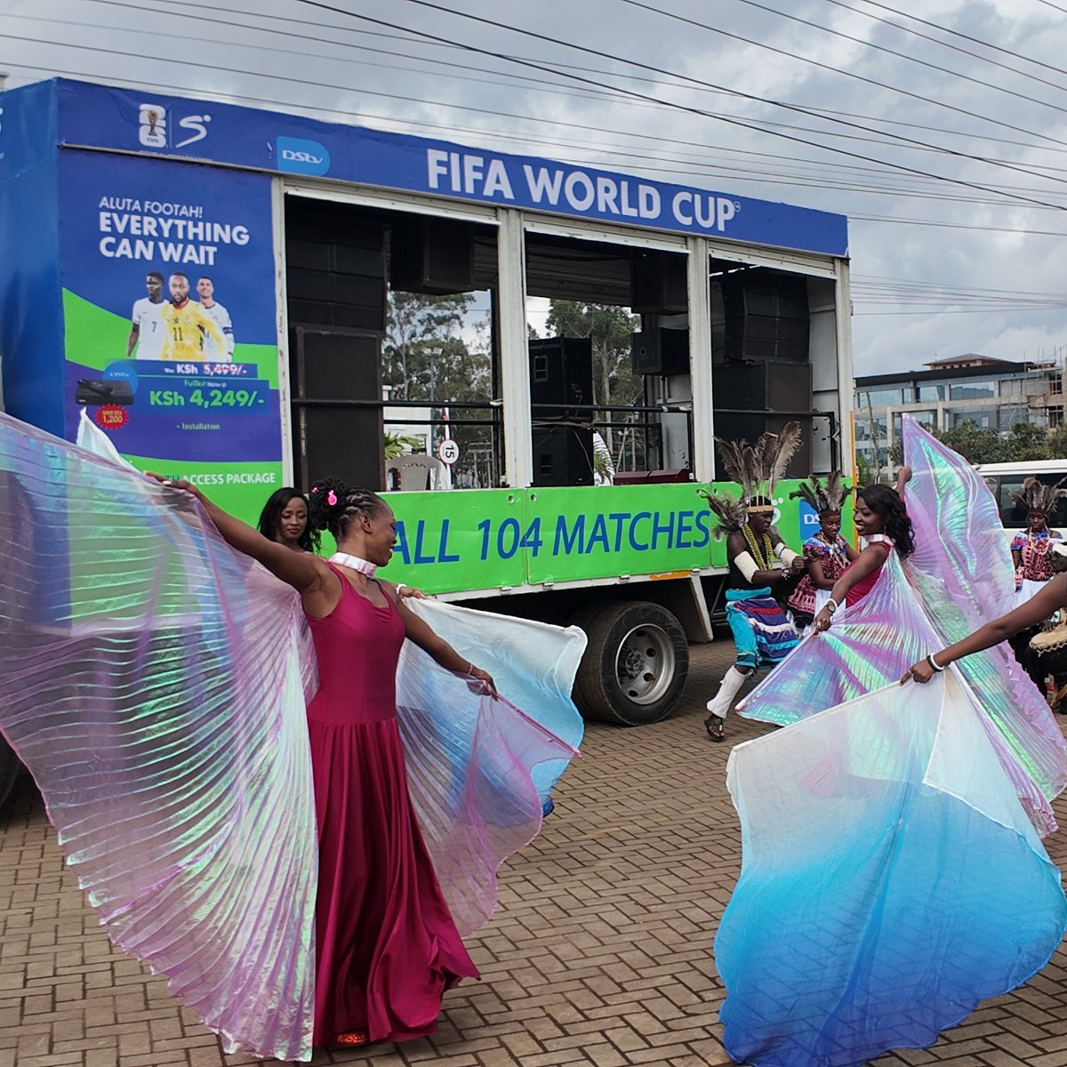 redgiantke's tweet photo. We engineered a high-mobility roadshow framework to flag-off DStv Kenya’s #AlutaFootah campaign. By merging traditional and contemporary cultural performances into a moving brand activation, we turned street-level foot traffic into active tournament anticipation.#DStvKenya https://t.co/hEomNpRREj