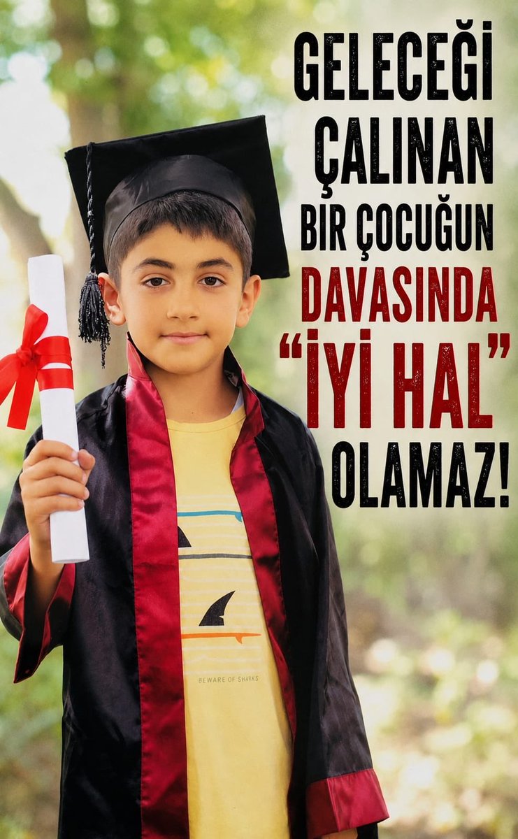 s_Duran347's tweet photo. Geleceği çalınan bir çocuğun davasında 'iyi hal' olamaz!

Gerçek adalet yerini bulana, suçlular hak ettikleri cezayı alana kadar durmayacağız.
#beratırmakiçinadalet #adalet #keşfet https://t.co/ehSIh9Wx6f