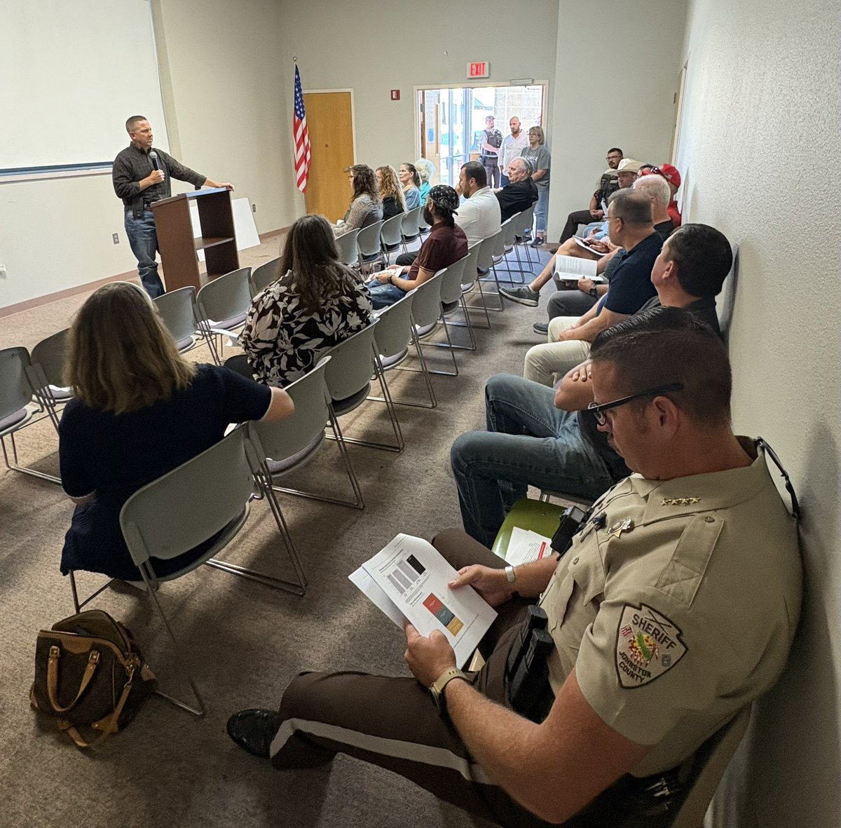 RepBrecheen's tweet photo. We appreciate everyone from Tishomingo who attended this morning’s town hall! https://t.co/700UDlT9a3