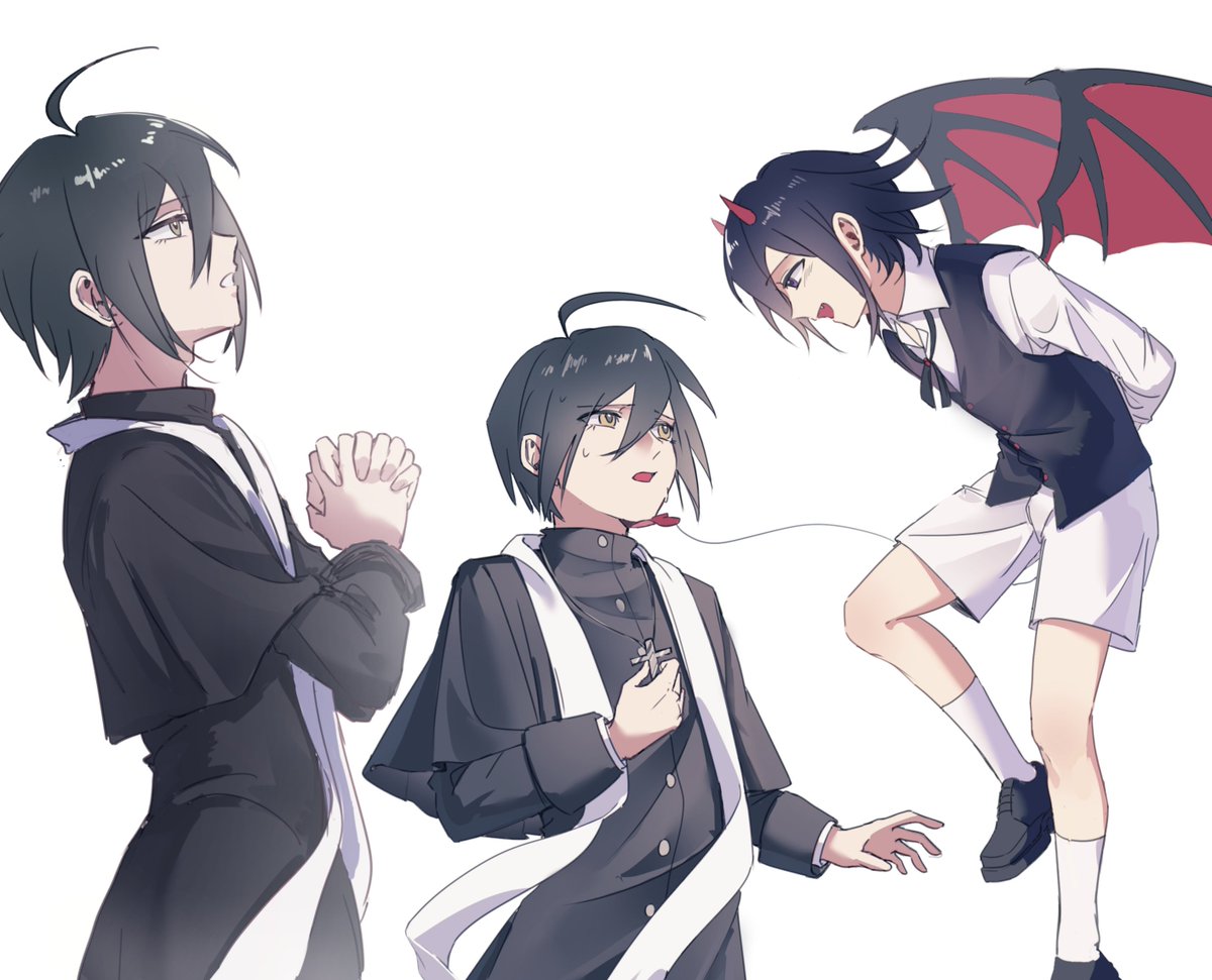 huayouyuuu's tweet photo. #最王 神父x恶魔 https://t.co/hppaIjYQh3