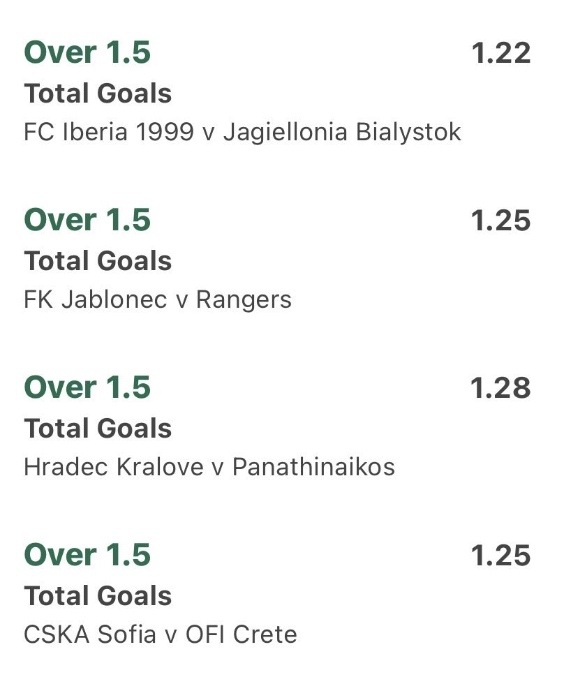 KingBetBuilder1's tweet photo. ⚽️ King’s Mixed Goals ACCA ⚽️ 
 
Odds: 7.50
Stake: 1 Unit

Kick off at 17:00 👑 

Smash that ❤️ if you’re on

It’s 8.44 on William Hill with the 20% boost 💪🏻 https://t.co/LHtIoKi3cO