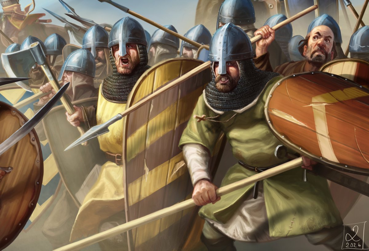 DarkoS_Art's tweet photo. Battle of Dorylaeum, the box cover for the @PlayMartyrdom historical miniatures wargame starter set. 
This was a very special project I got to work on this year, so please give their page a follow!

Many thanks to @CMValrak for inviting me to work on this project!  ㅤㅤㅤ https://t.co/Hd3XPvZZEU