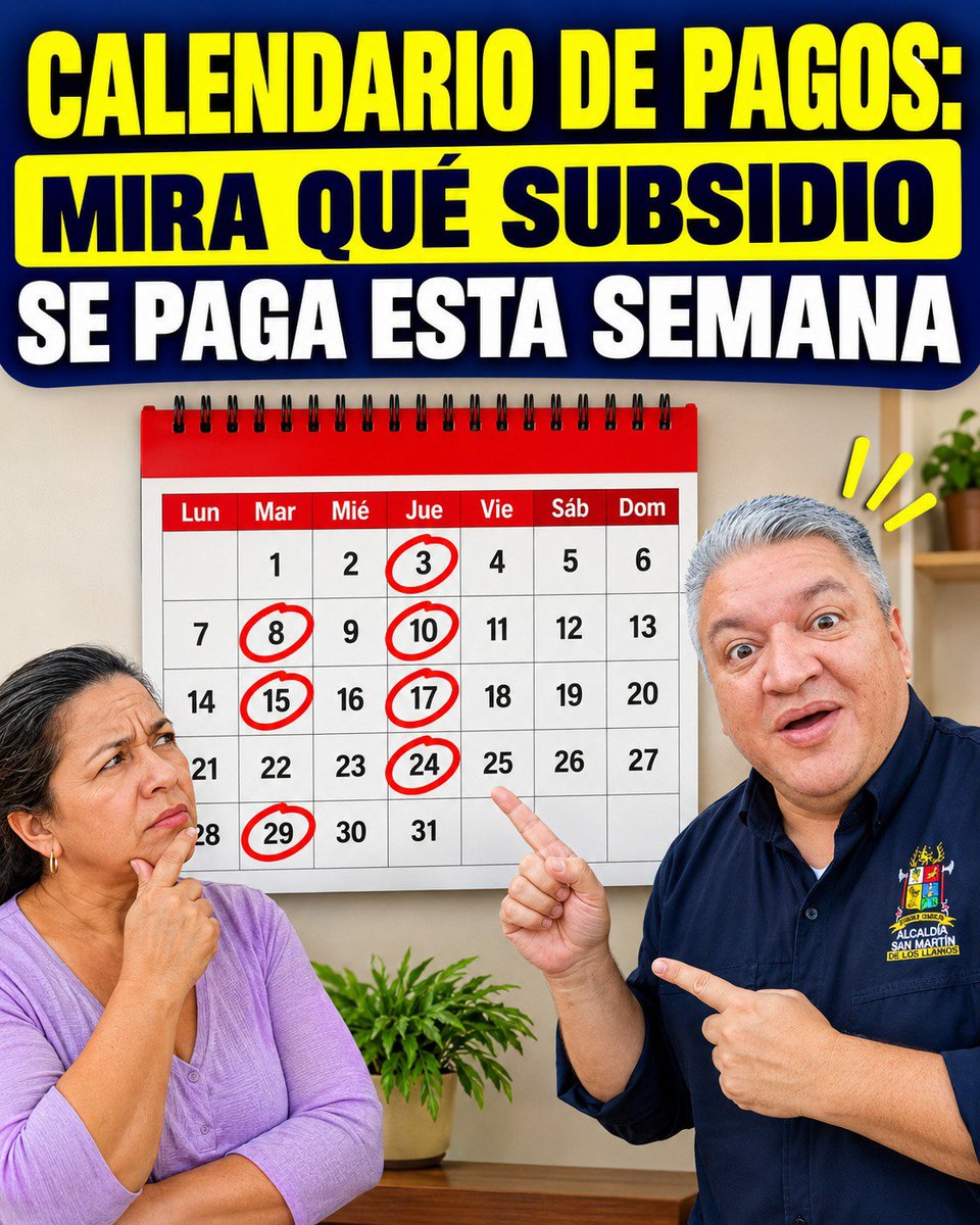 MarioCardonaMas's tweet photo. 📅 Calendario de pagos de Prosperidad Social: aquí puedes ver qué programa se está pagando esta semana y cuál sigue

Consulta: https://t.co/8nFtTUgK7e

#CalendarioDePagos #Subsidios #ProsperidadSocial #Colombia #mariocardonamasfamilias https://t.co/IwmSmx3idh