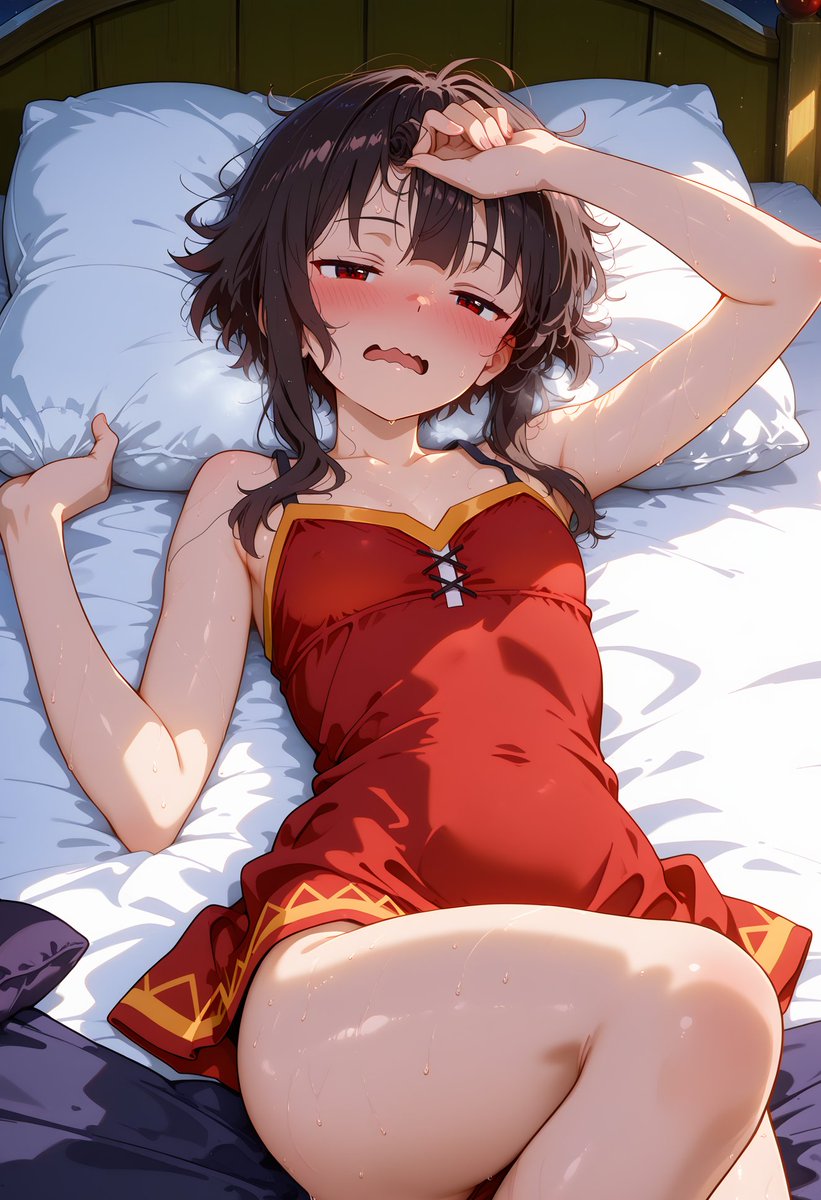 AI_gaisen's tweet photo. #AIart #AIイラスト #このすば   

めぐみん（この素晴らしい世界に祝福を！）

熱帯夜に耐えられないめぐみん💦 https://t.co/AmjzWQwWIT