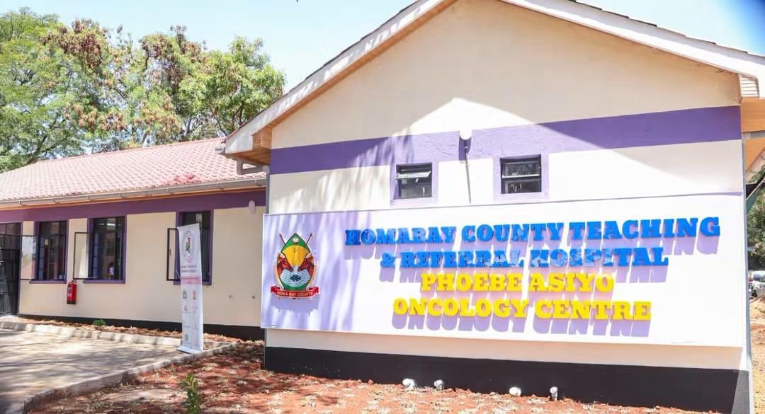 gladyswanga's tweet photo. The commissioning of the Phoebe Asiyo Oncology Center at Homa Bay County Teaching and Referral Hospital (HBCTRH) sets a foundation for the cancer care journey for patients across the region, bringing high-quality, comprehensive and dignified cancer services closer to home.

From community screening and sample collection to proper diagnostics, confirmatory testing, specialist consultations, treatment, admissions, counselling and psychosocial support, and palliative care, this centre will provide end-to-end continuum of cancer care to patients closer to their families and support systems and is expected to reduce the need for external referrals by more than 90%.

The invaluable partnership with Aga Khan Hospital and Foundation, French Development Agency(AFD), the Gates Foundation and the National Cancer Institute has ensured that together, we can ensure cancer patients from the region have a real chance of looking ahead with optimism.