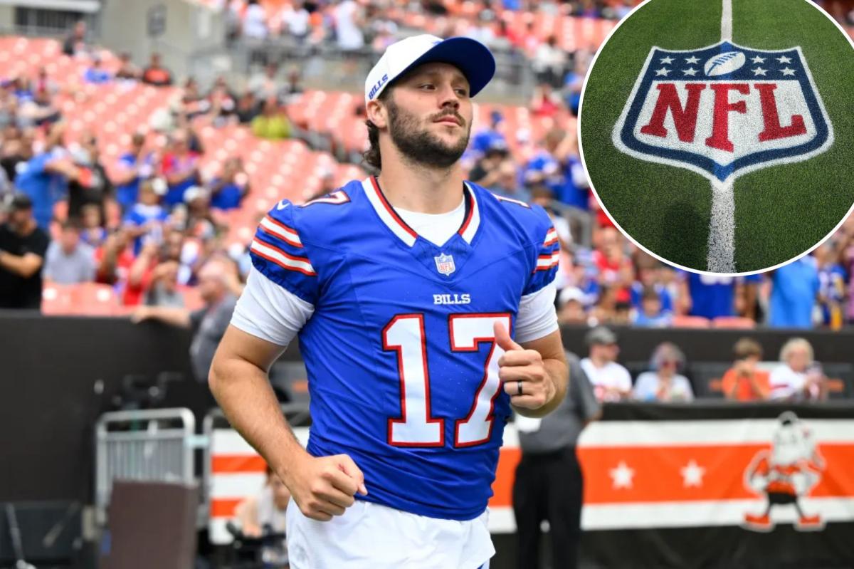 nypost's tweet photo. Josh Allen fumes over controversy that's plaguing NFL https://t.co/luXbo73yWb https://t.co/KgX1ycw0fp