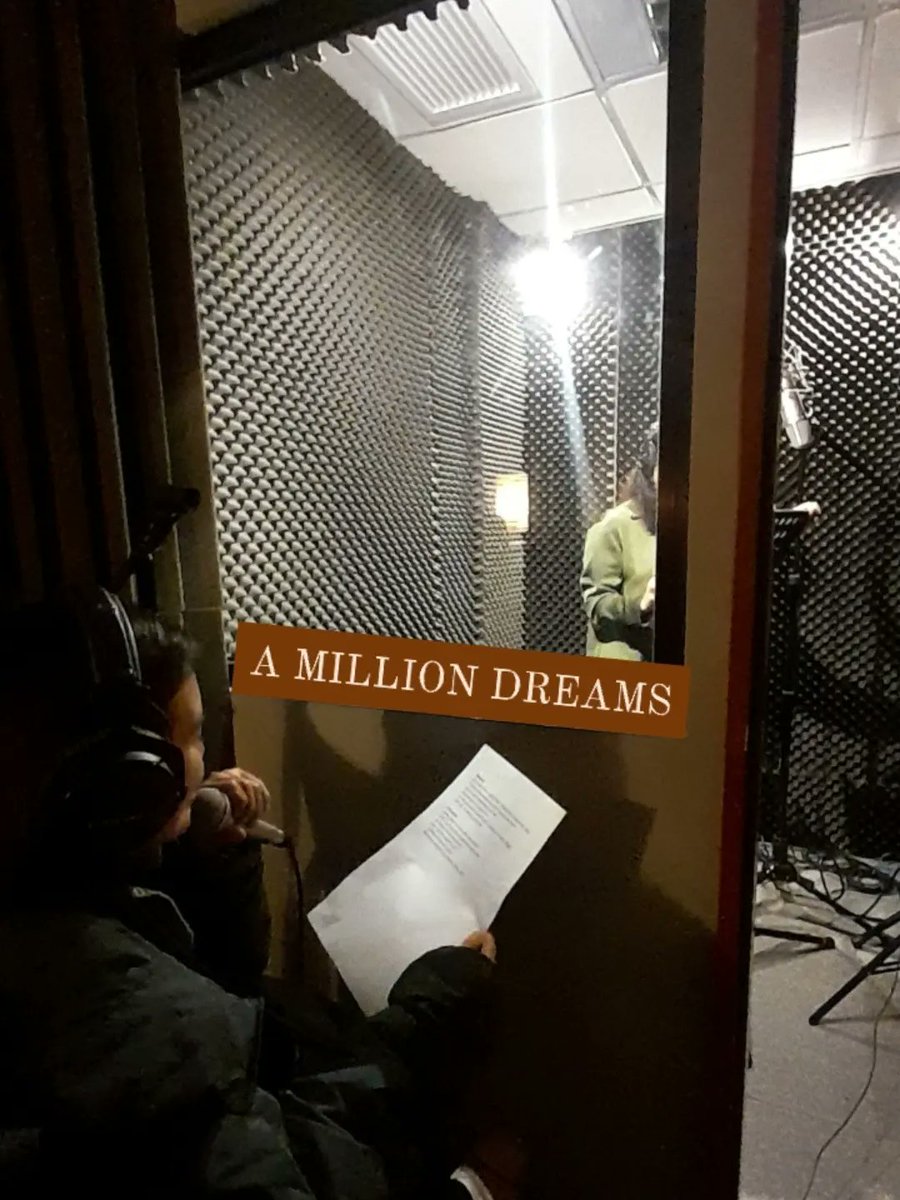 Capoflove's tweet photo. Recording na kanina for theme song ng AMD ✨ clue is napakahusay according to sir madz.

Malapit lapit na talaga AMD 🫶

#AMillionDreams https://t.co/ovNmKwCRUs