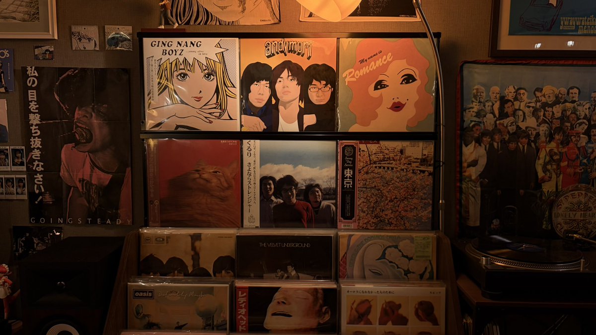 NoabnormalityNo's tweet photo. ずっと欲しかったサニーデイ・サービスの「東京」が手に入ったので、即壁レコに���用。 https://t.co/yFujbB6PPy