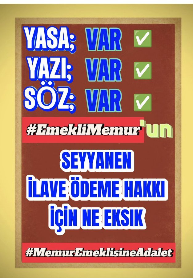 Yucelkececii's tweet photo. "Kur Korumalı Mevduat" 60 milyar doları bulmuş kimin cebinden çıktı benjamin. ?Ben hükümet'den 955 bin lira seyyanen zam alacaklıyım benim paramı verin.
🇹🇷Ek madde iptal edilsin🇹🇷 🇹🇷Verilen söz tutulsun🇹🇷 
🇹🇷Fabrika ayarlarına geri dönülsün🇹🇷 
🇹🇷Seyyanen zam hakkımız verilsin🇹🇷 
🇹🇷Memur,memur emeklisi ayrımı ortadan kalksın🇹🇷 
🇹🇷Adalet yerini bulsun🇹🇷
#MemurEmeklisineAdalet 
#EmekliMemur 
@TBMMGenelKurulu