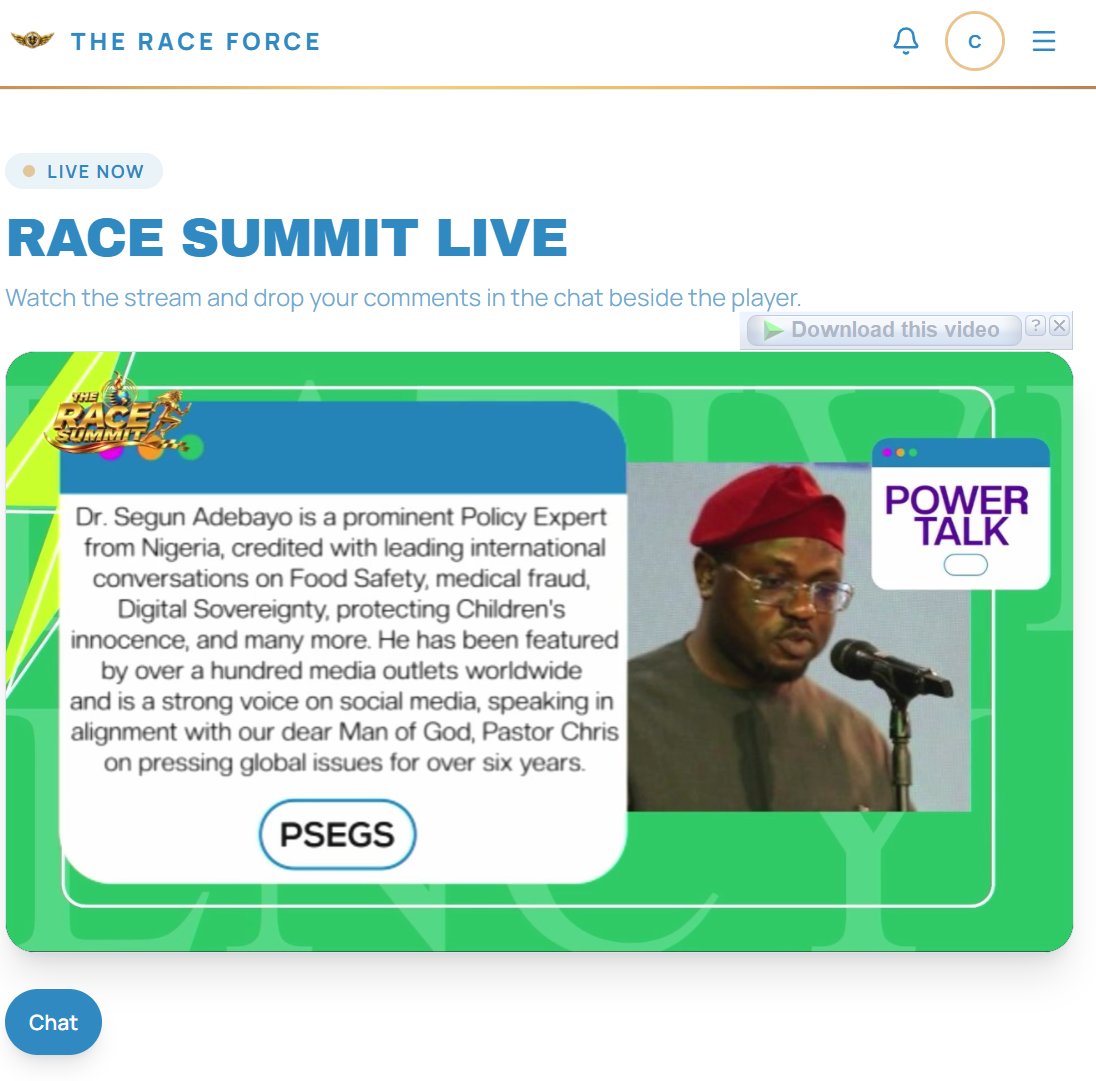 globalecho247's tweet photo. GUESS WHO IS SPEAKING NOW.
THE RACE SUMMIT DAY 2 

Pastor, Dr. Segun Adebayo

STREAM THE RACE SUMMIT NOW @ https://t.co/MeGFuZe3lU 
or on youtube @ https://t.co/YdtDuUddVZ

Date: 26th & 27th August 2026
Time: 1:00 PM (GMT+1) Daily
Global Times:
Saudi Arabia: 3:00 PM (AST)
UAE: 4:00 PM (GST)
India: 5:30 PM (IST)
China: 8:00 PM (CST)
Russia (Moscow): 3:00 PM (MSK)
USA:
– Pacific: 4:00 AM
– Mountain: 5:00 AM
– Central: 6:00 AM
– Eastern: 7:00 AM  
India: 5:30 PM (IST)  
Australia:
– Western (Perth): 8:00 PM
– Central (Adelaide): 9:30 PM
– Eastern (Sydney/Melbourne): 10:00 PM

#TheRaceSummit
#RaceSummit2026
#RaceCommander
#PastorChris