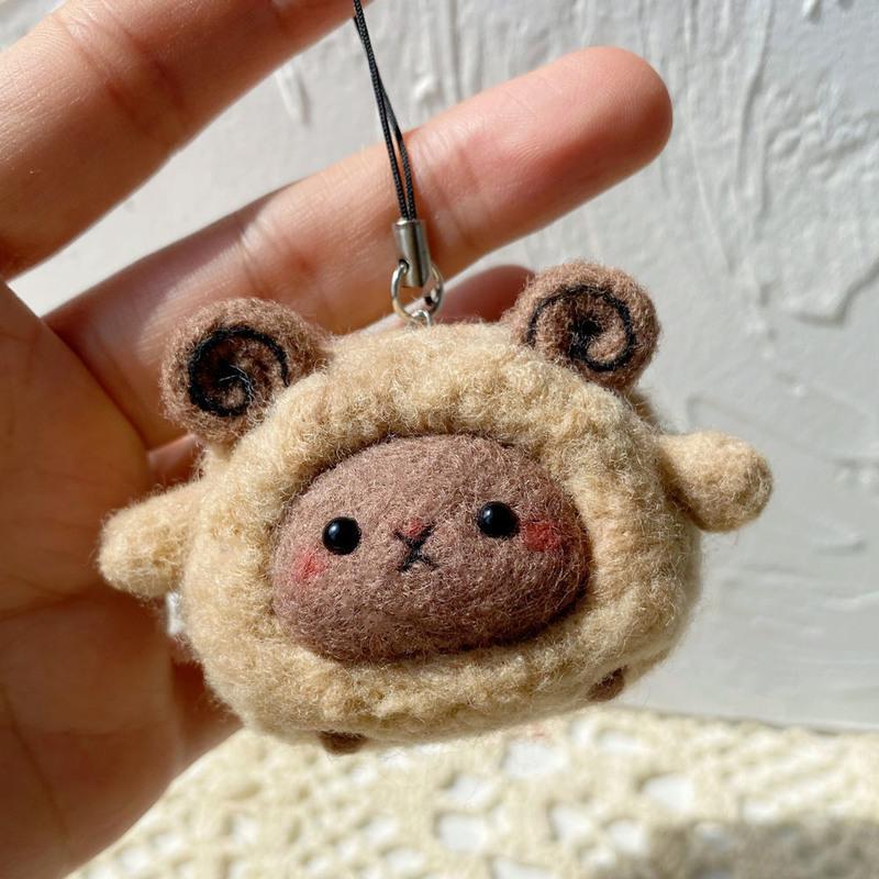 busdsf's tweet photo. Just finished this cute felt keychain with my mom!  Handmade vibes hit different—nothing beats creating something tiny and special with your own two hands. #HandmadeJoy #FeltCrafts https://t.co/ggd6ggfcNb