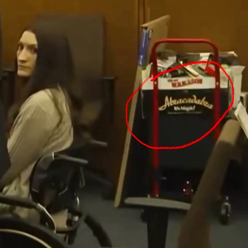 humanvibration's tweet photo. Classic misdirection.

Look over here at the villainous character (who looks like an evil witch) and not over there at the cart full of ‘evidence’ literally labeled ABRACADABRA IT’S MAGIC!

Our attention powers The System and our belief powers The Spell, both are in short supply. https://t.co/TAWxe4PffH