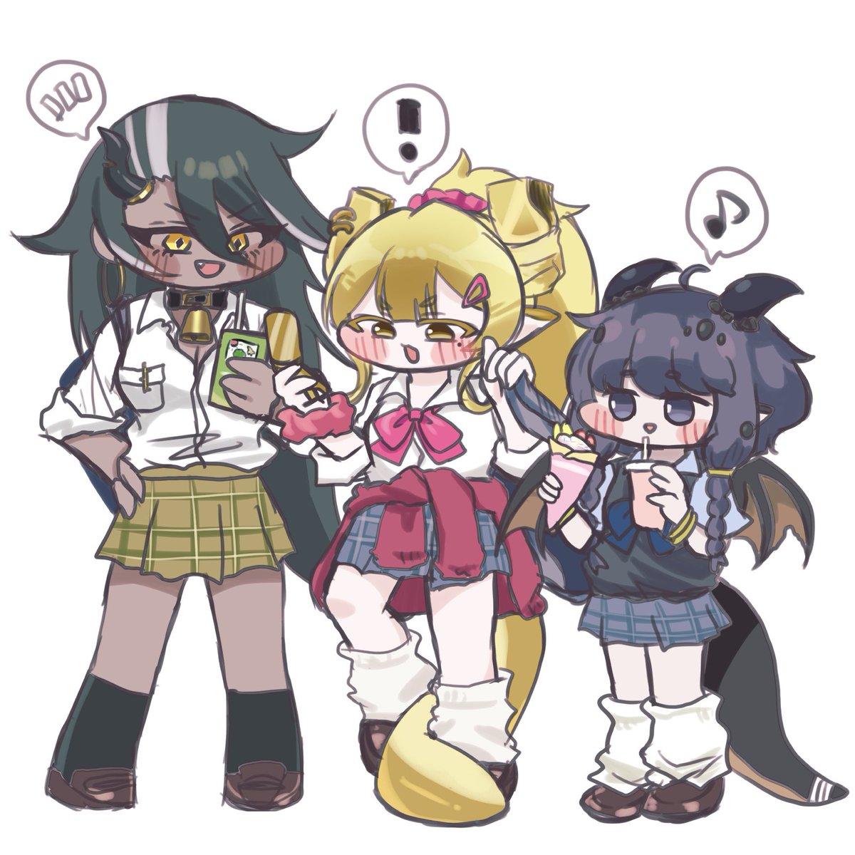 nekono_shiri's tweet photo. 🎀🖤🩷💛 https://t.co/cNKcBe9Ohk