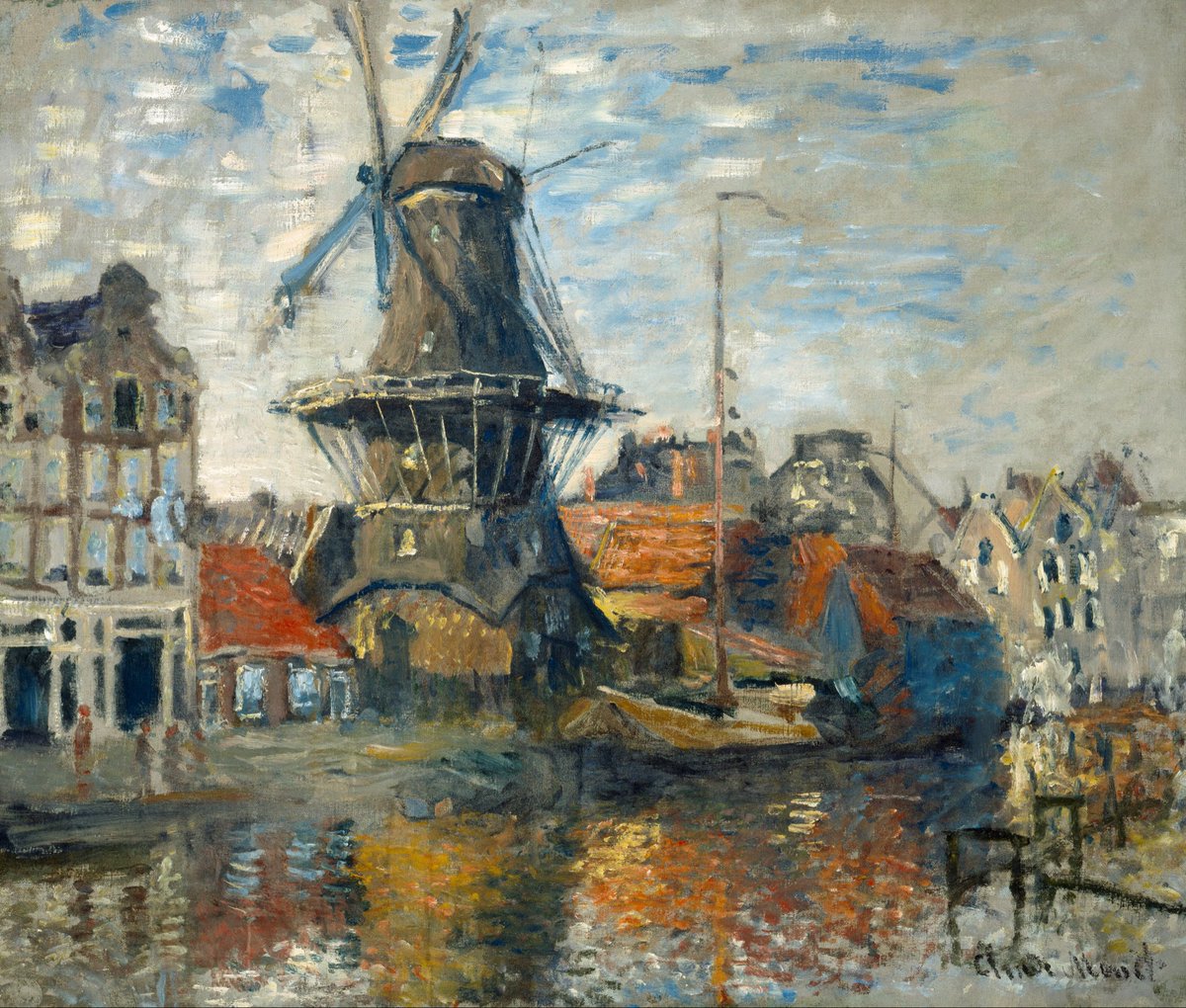 VenusAesthetica's tweet photo. Claude Monet

The Windmill on the Onbekende Gracht, Amsterdam (1871) https://t.co/DtE6sbJli9